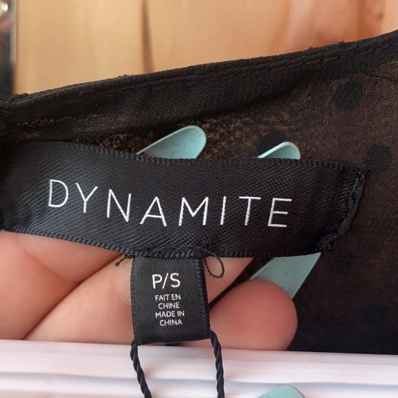 Dynamite Black Tulle dress - Picture 3 of 6